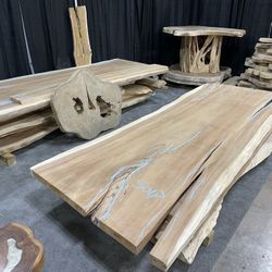 Raw Live Edge Slabs ~ New Inventory !! Please Read Description !!