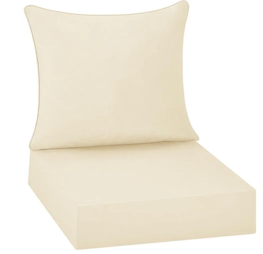 Puredown Beige Memory Foam Seat Cushion