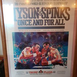 Authentic Vintage Match Poster used on Fight Day
