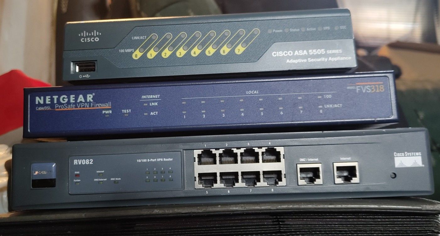 Network VPN Routers and Firewalls