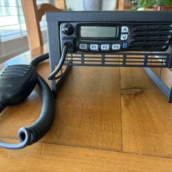 ICOM IC-F6021 GMRS Radio with Base Station Frame And Vehicle Mounting Bracket