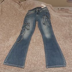 Miss me jeans mid-rise boot cut 28x32