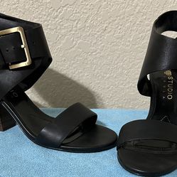 Women Black Dress Sandals