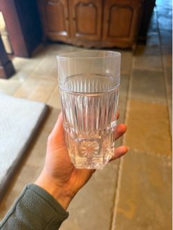 Set of crystal water glasses (14)
