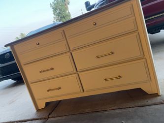 Solid wood dresser