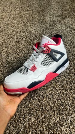 "Fire Red" (2020 edition). Jordan 4s
