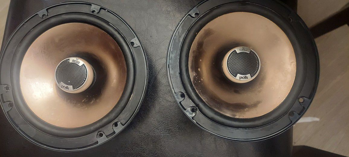 Polk Audio 6.5" Coaxial Speakers, Marine Rated And Work Perfectly
