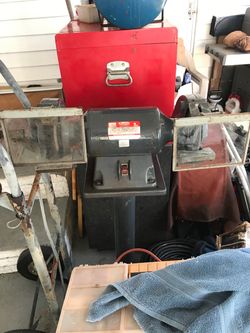 DAYTON PEDESTAL GRINDER, 3/4 HP, 1725 RPM
