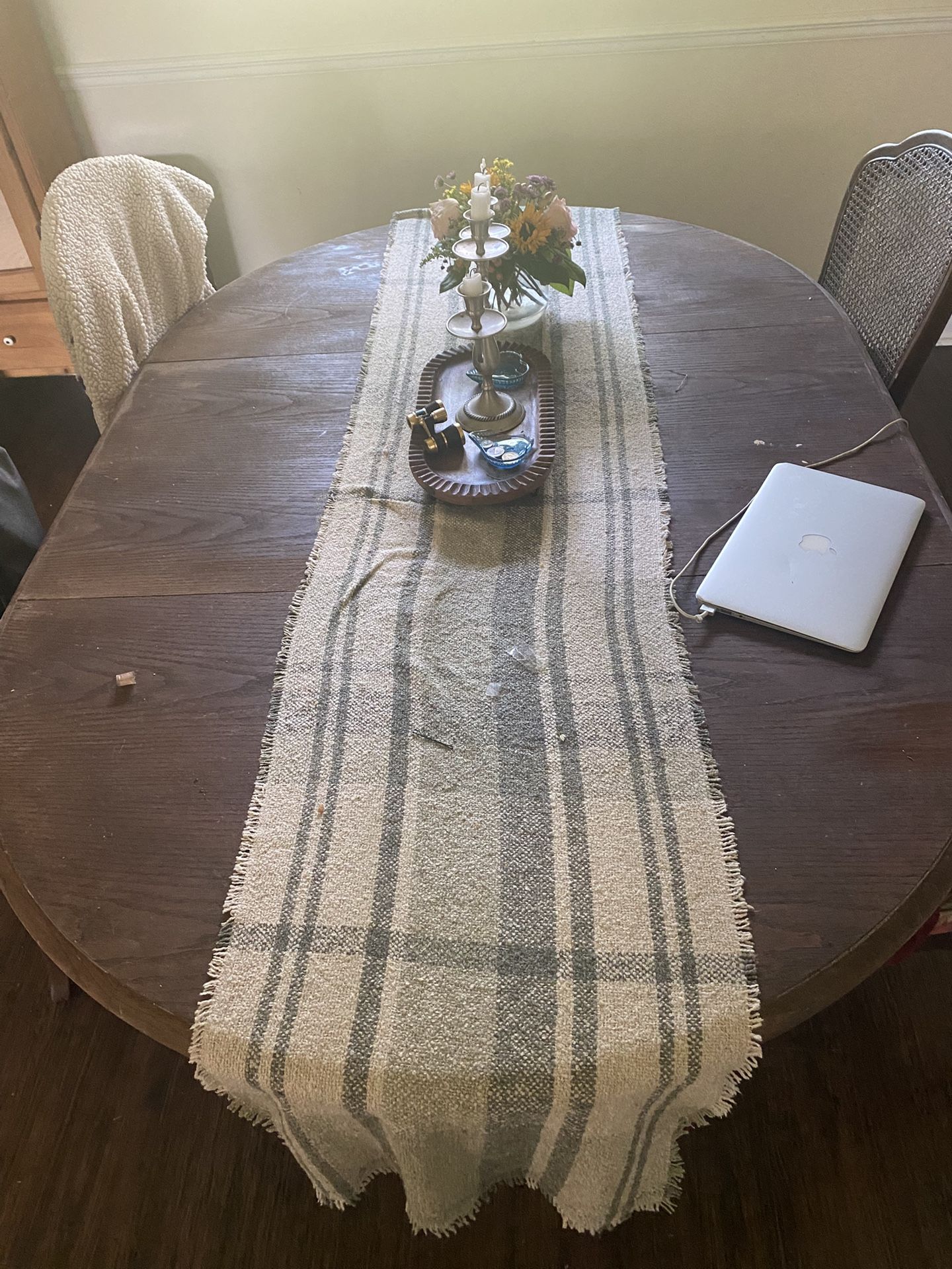 Dining Table W/ Leaf And Five Chairs