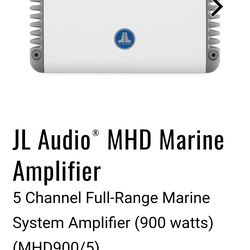 JL Audio MHD 900/5 900 Watts Marine Amplifier