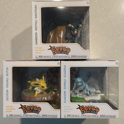 Afternoon with Eevee Funko Figure Set *MINT* Pokemon Center Exclusive Umbreon Jolteon Glaceon Collectible TCG Games