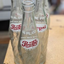 1970's Vintage Pepsi bottles