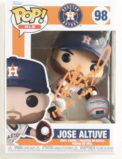 Jose Altuve Signed Astros #98 Funko Pop! "17 AL MVP" (Beckett)