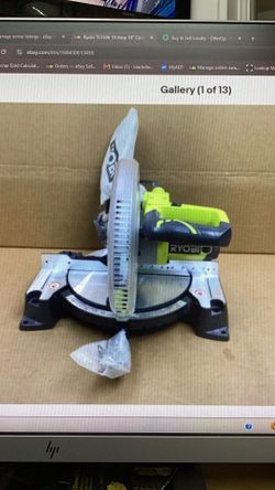 Ryobi TS1346 10”  corded compound miter saw