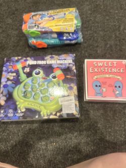 Games/squirt Guns/puzzles