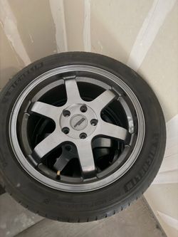 KATANA KR08 17X7.5 5X114 GUN METAL GRAY