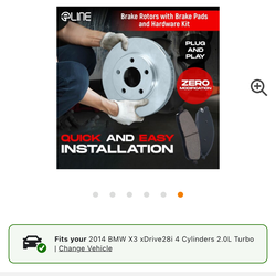 BMW BRAKES & ROTORS KIT
