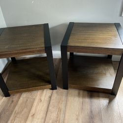 Large Square End Tables 
