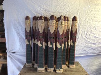 Vintage Wood Statues