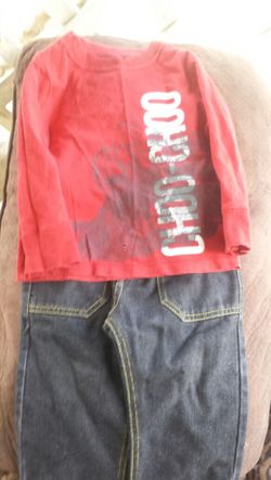 TODDLER JEANS/SHIRT