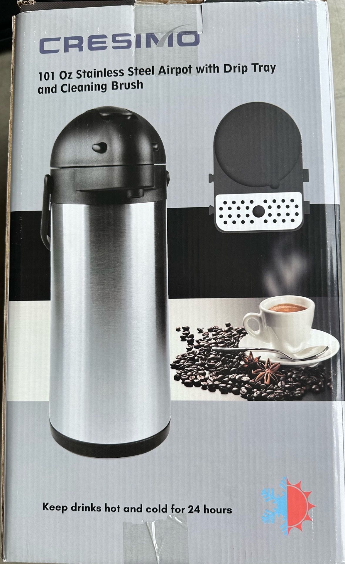 Airpot w/tray