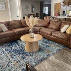 Leather Sectional