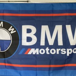 BMW Motorsports Wall Flag (3’x5’)