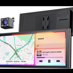 9.26" Carplay Screen for Car, Wireless Portable Car Play Screen for Apple Carpla