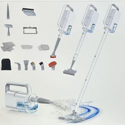 Scrubwiz steam mop with detachable handheld steam cleaner