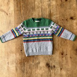 Mini Boden Frog Sweater 