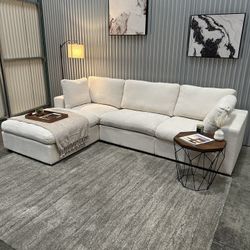 NEW Cozy Cloud Couch Sectional - DELIVERY AVAILABLE 🚚