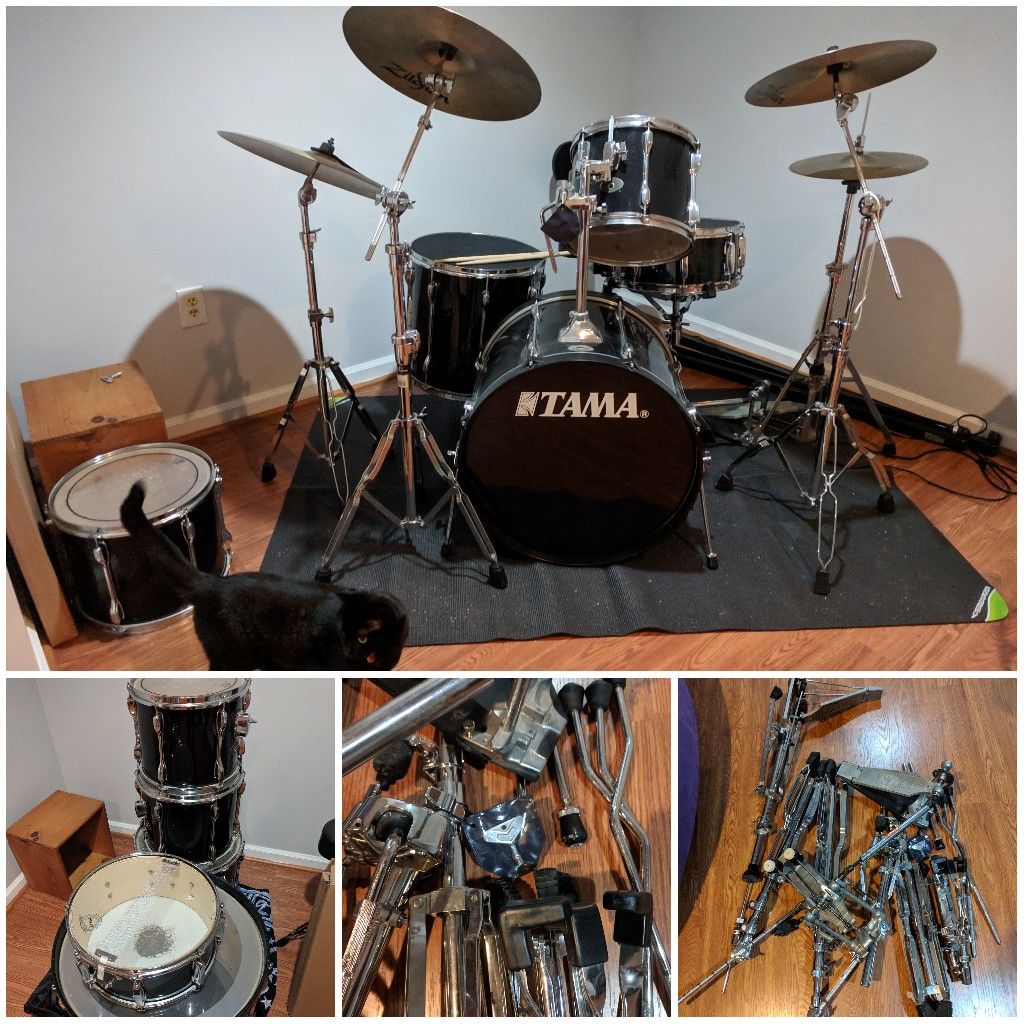 Tama Rockstar 5 piece drum set