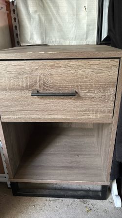 Bedside Shelf/One Drawer Table