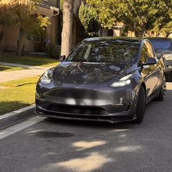 Tesla model y front spoiler