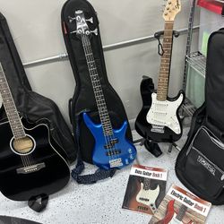 Guitar, Bass, Amp & Accessory Lot