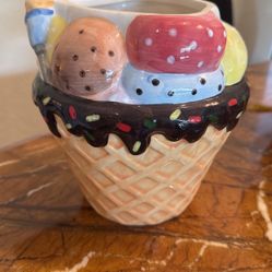 ICE CREAM PLANT POT