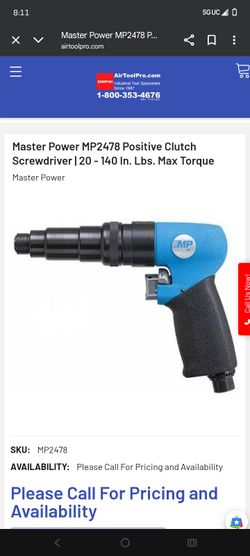 Master Power Pneumatic Air Hammer