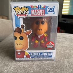 Funko Pop ToysRus Marvel Geoffrey As Iron Man Canadian Convention Exclusive