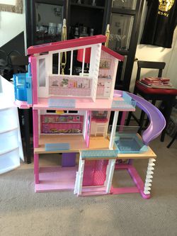 Barbie Dream house Doll House With Pool, Side, Elevator, Lights And Sounds  for Sale in Saint Paul, MN - OfferUp