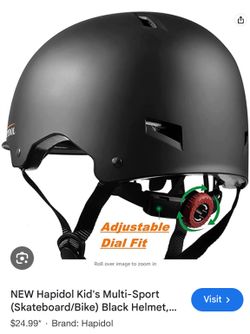 Kids Helmet and Street Pro/ for kids, dark Lightning