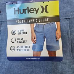 Hurley Youth Hybrid Shorts Size L 14/16