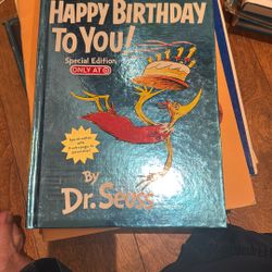 Happy birthday to you by Dr. Seuss special edition