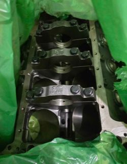 Big block chevrolet bowtie race block
