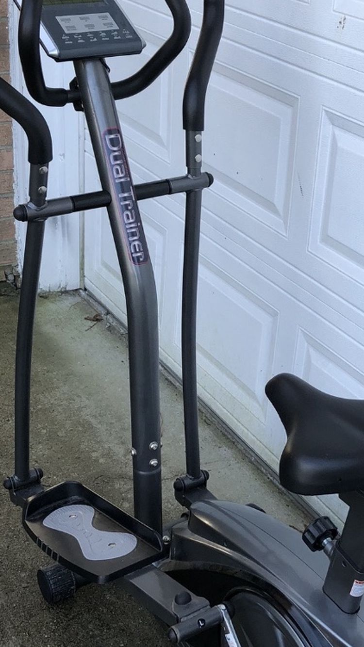 Dual Cardio Trainer Bike Elliptical