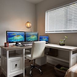 L-Shaped Executive Desk