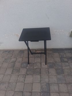 Black table