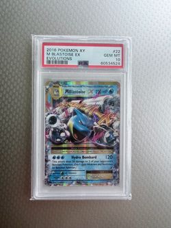 PSA 10 M Blastoise EX 22/108 XY Evolutions