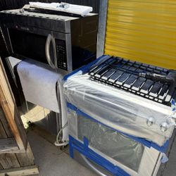 Used Microwave, Stove, Dishwasher