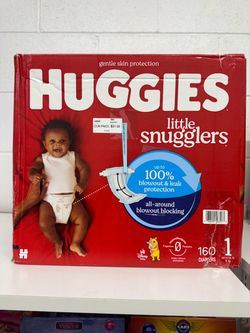 Huggies Little Snugglers Size 1 Diapers 160 Count