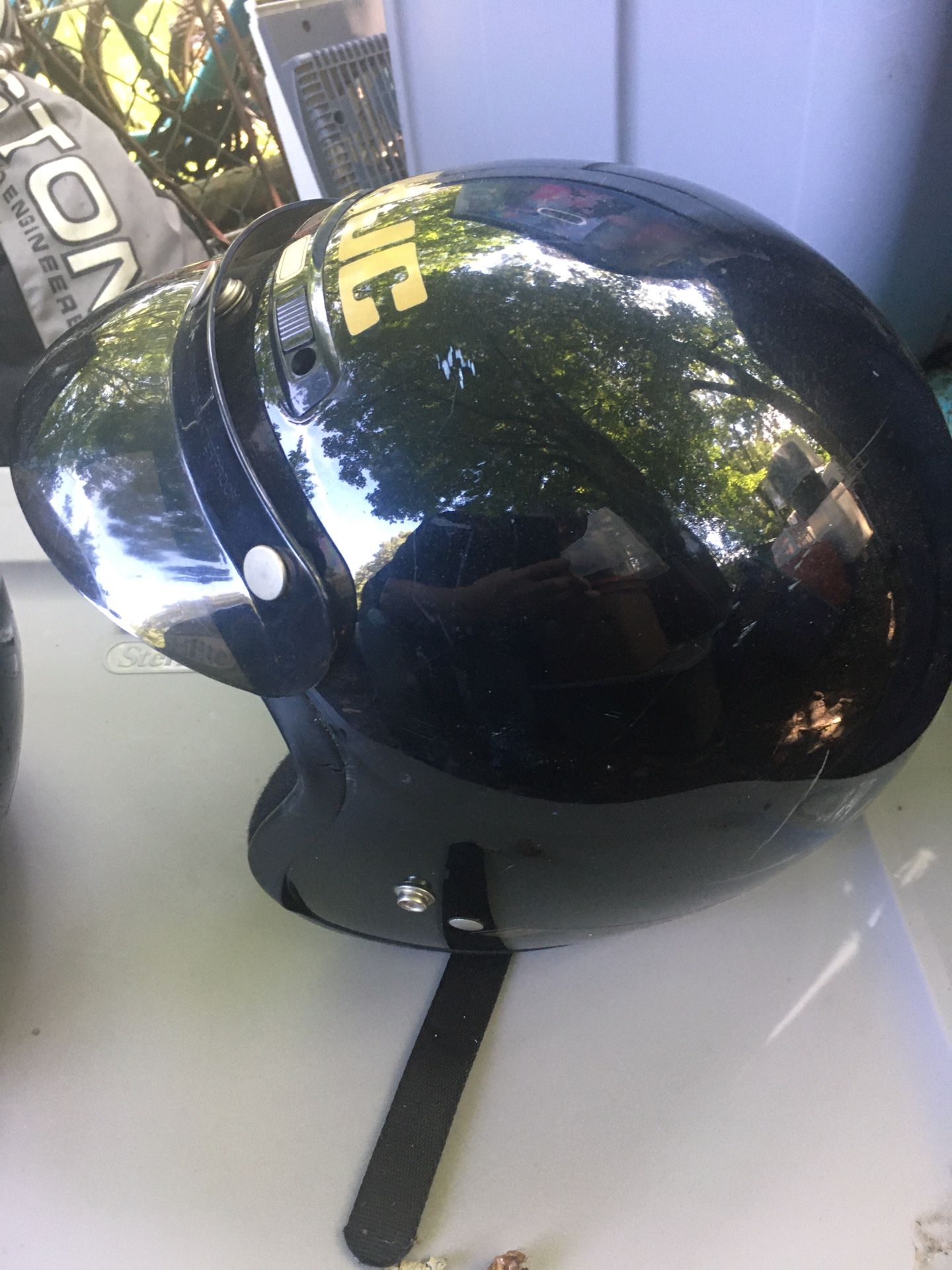 Medium to large motorcycle helmet only $40